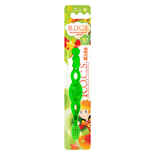 Rocs зубная щетка kids для детей от 3 до 7 лет