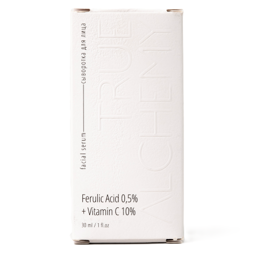 True alchemy сыворотка для лица ferulic acid 0,5%+vitamin c 10% 30 мл