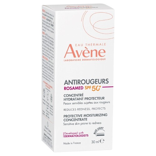 Avene antirougeurs rosamed концентрат для кожи склонной к покраснениям защитный увлажняющий spf50+ 30 мл