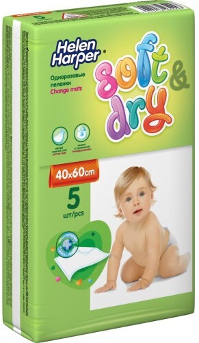SOFT&DRY ПЕЛЕНКИ ВПИТЫВАЮЩИЕ ДЕТСКИЕ