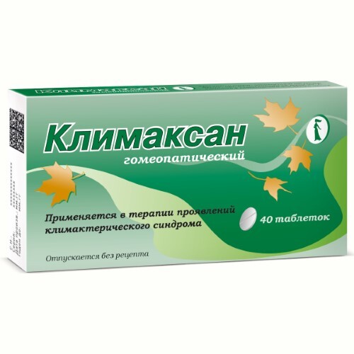 Купить Климаксан гомеопатический 40 шт. таблетки цена