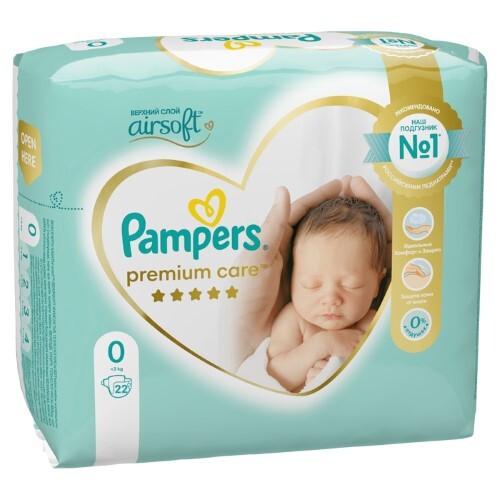 ПОДГУЗНИКИ PREMIUM CARE РАЗМЕР