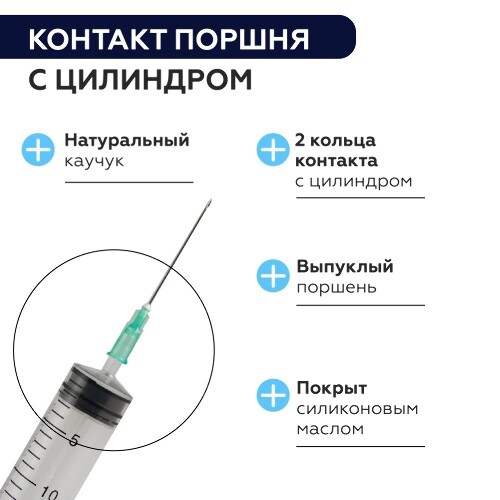 Шприц 20 мл 3-х компонентный c иглой 21g 0,8x38 мм 1 шт./ цзянсу чжиюй/