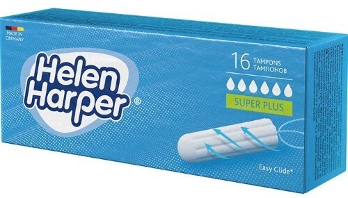 Helen harper super plus тампоны женские гигиенические без аппликатора 16 шт.
