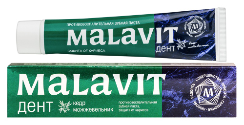 Купить Малавит-дент зубная паста кедр-можжевельник 75 гр цена