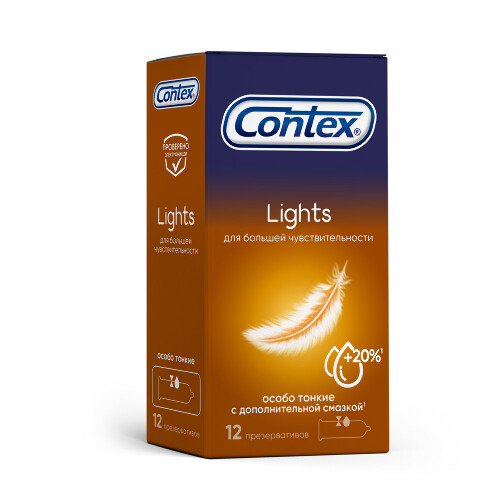Купить Contex презерватив lights особо тонкие 12 шт. цена