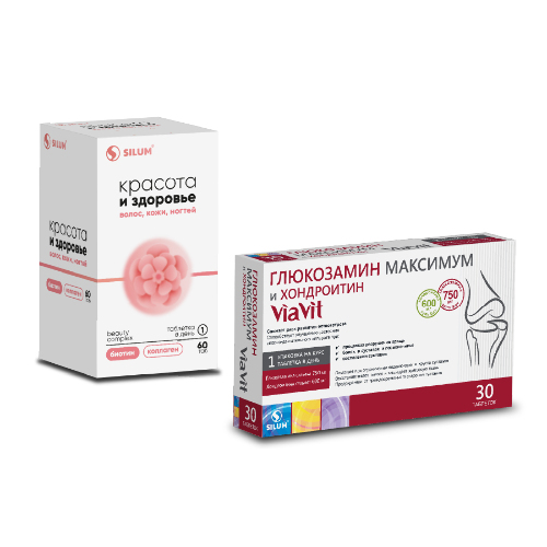 Купить Глюкозамин максимум и хондроитин Via Vit (глюкозамин 750 мг + хондроитин 600 мг) таблетки массой 1600 мг 30 шт. цена