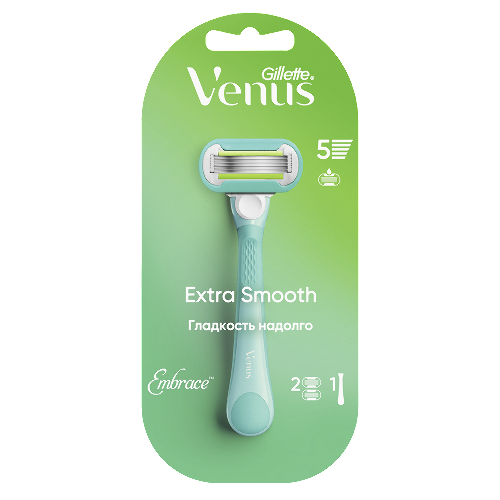 Gillette venus embrace бритва со сменными кассетами 2 шт.