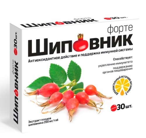 Купить Витамир Шиповник форте 30 шт. таблетки массой 580 мг цена