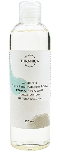 Купить Turanica шампунь против выпадения волос стимулирующий с экстрактом дерева кассии 250 мл цена