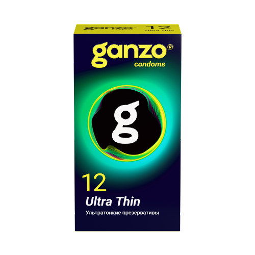 Презервативы ganzo ultra thin гладкие ультратонкие12 шт.
