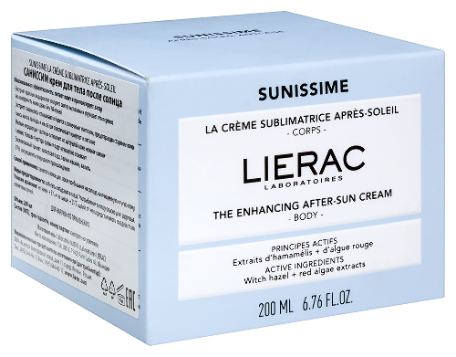 Lierac sunissime крем для тела после солнца 200 мл
