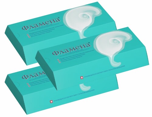 Набор ПОКРЫТИЕ ГЕЛЕВОЕ ФЛАМЕНА АППЛИКАТОР ВАГИНАЛЬНЫЙ ПРЕДНАПОЛНЕННЫЙ 3,0 N5 -3 уп. по цене 2х