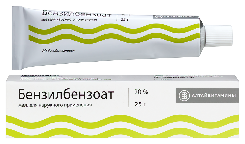 БЕНЗИЛБЕНЗОАТ 20% 25,0 МАЗЬ Д/НАРУЖ ПРИМ /АЛТАЙВИТАМИНЫ