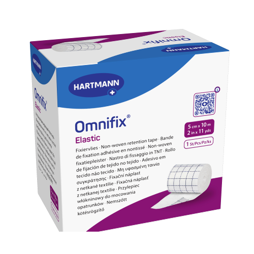 Пластырь omnifix elastic фиксирующий на основе из нетканого-материала (в рулоне) н/стер 5 смx10 м