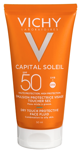 Vichy capital soleil эмульсия матирующая для лица spf50 50 мл