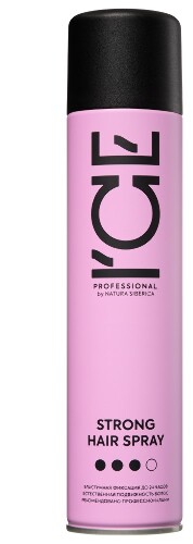 Ice by natura siberica professional take it home лак для волос сильной фиксации 300 мл