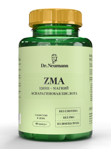 Купить Dr neumann zma-цинк+магний+аспарагиновая кислота 60 шт. капсулы массой 620 мг цена