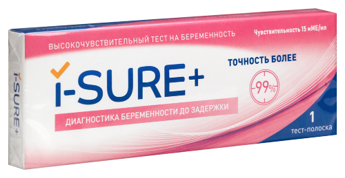 Тест для определения беременности itest plus i-sure 1 шт.