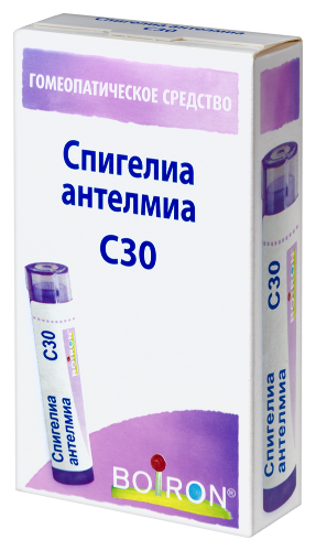 СПИГЕЛИА АНТЕЛМИА С30 ГОМЕОПАТ МОНОКОМП ПРЕПАРАТ РАСТИТ ПРОИСХОЖД