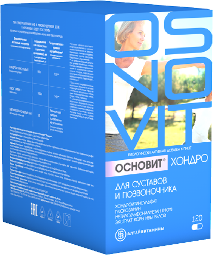 ОСНОВИТ ХОНДРО ДЛЯ СУСТАВОВ И ПОЗВОНОЧНИКА