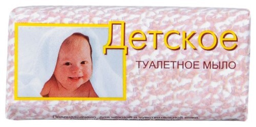 Купить Мыло туалетное детское 100 гр в Москве Мыло туалетное детское 100 гр