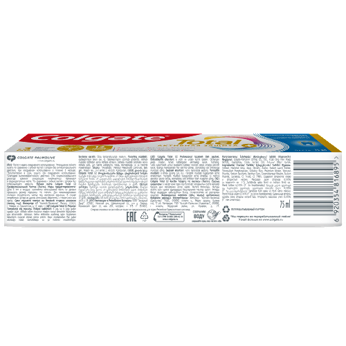 Colgate total 12 профессиональная чистка зубная паста 75 мл