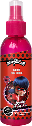Купить Miraculous Спрей для легкого расчесывания детский чудесная Леди Баг 150 мл цена
