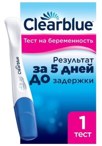 Тест для определения беременности clearblue plus