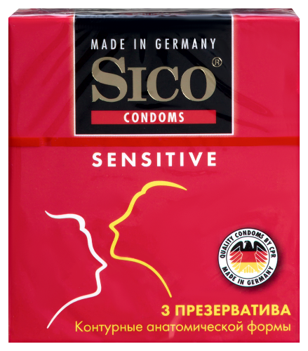 SICO ПРЕЗЕРВАТИВ SENSITIVE КОНТУРНЫЕ