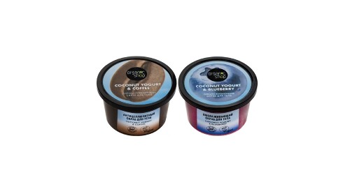 Набор ORGANIC SHOP COCONUT YOGURT&BLUEBERRY СКРАБ Д/ТЕЛА ОМОЛАЖИВАЮЩИЙ 250МЛ + СКРАБ Д/ТЕЛА АНТИЦЕЛЛЮЛИТНЫЙ 250 МЛ по спец. цене