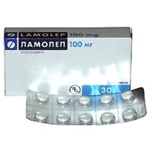 Купить Ламолеп 100 мг 30 шт. таблетки цена