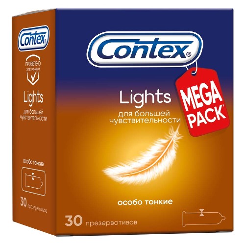 Купить Contex презерватив lights особо тонкие 30 шт. цена
