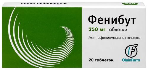 Купить Фенибут 250 мг 20 шт. таблетки цена
