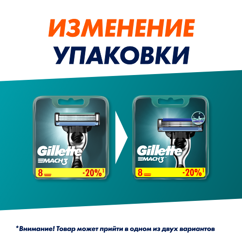 GILLETTE MACH3 КАССЕТЫ СМЕННЫЕ ДЛЯ БЕЗОПАСНЫХ БРИТВ