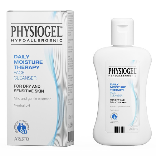 Купить Physiogel daily moisture therapy средство для сухой и чувствительной кожи лица очищающее 150 мл цена