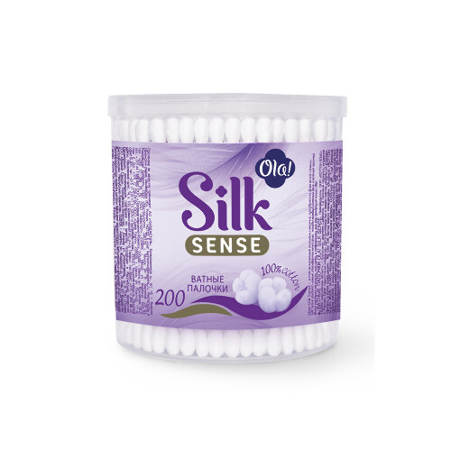 Ola silk sense ватные палочки 200 шт./пласт/