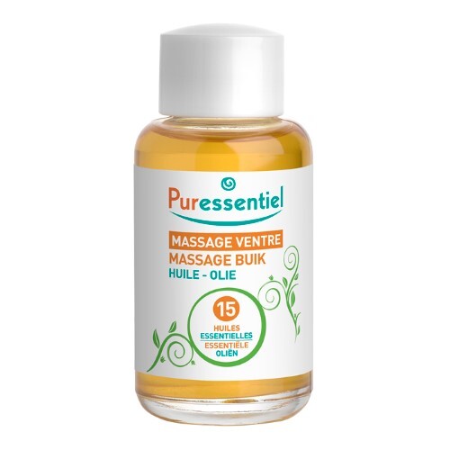 Купить Puressentiel комплекс масел для массажа живота 15 эфирных масел 50 мл цена