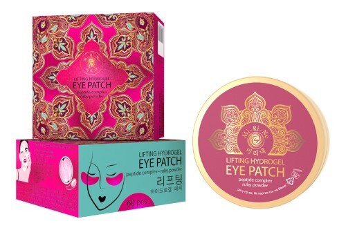 Mi-ri-ne лифтинг-патчи гидрогелевые для области вокруг глаз с комплексом пептидов и рубиновой пудрой 60 шт.