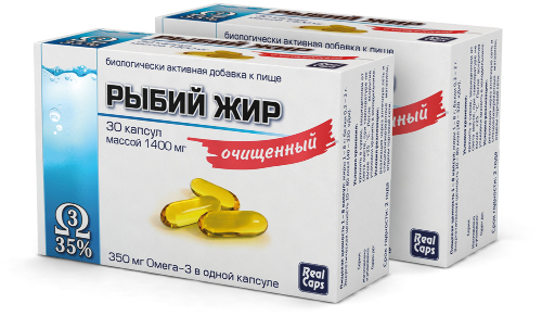 Набор из 2х уп Рыбий жир очищенный №30 капс со скидкой 10%