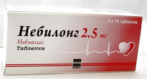 Небилонг 2,5 мг 30 шт. таблетки