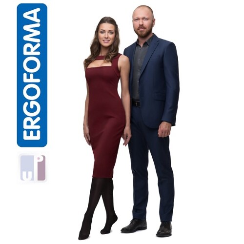 Купить Чулки компрессионные с закрытым носком унисекс ERGOFORMA 2 класс /арт. EU-224/размер 6/чёрный/ цена