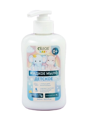 Купить Oleos baby мыло жидкое детское 0+ 310 мл цена