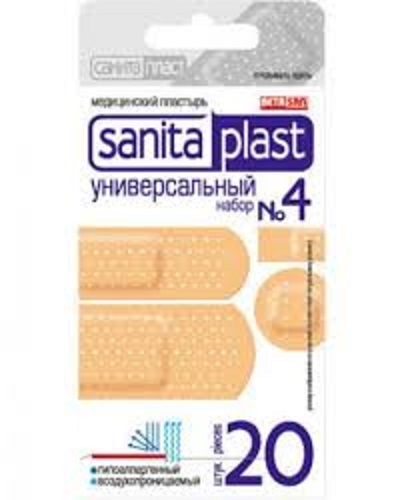 Купить Sanitaplast пластырь универсальный набор 4 20 шт. цена