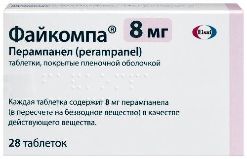 Купить Файкомпа 8 мг 28 шт. таблетки, покрытые пленочной оболочкой цена