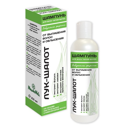 Бабушкины рецепты шампунь лук-шалот от выпадения волос и облысения 250 мл
