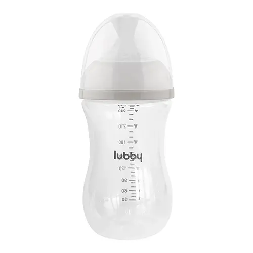 Lubby бутылочка молочная соска 6+ 270 мл/35734
