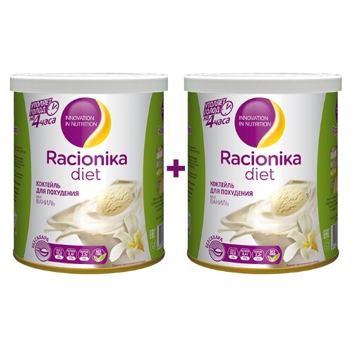 Купить Racionika diet коктейль для коррекции веса ваниль плюс 350 гр цена