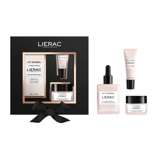 Lierac набор lift integral/сыворотка-лифтинг для лица 30 мл+крем-лифтинг укрепляющий дневной 20 мл+крем-лифтинг для кожи контура глаз 7,5 мл/