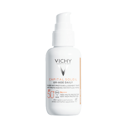 Vichy capital soleil флюид тонирующий uv-age daily spf50+ 40 мл